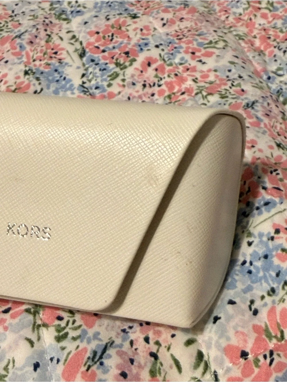 Michael Kors Cream Envelope Clutch with Logo